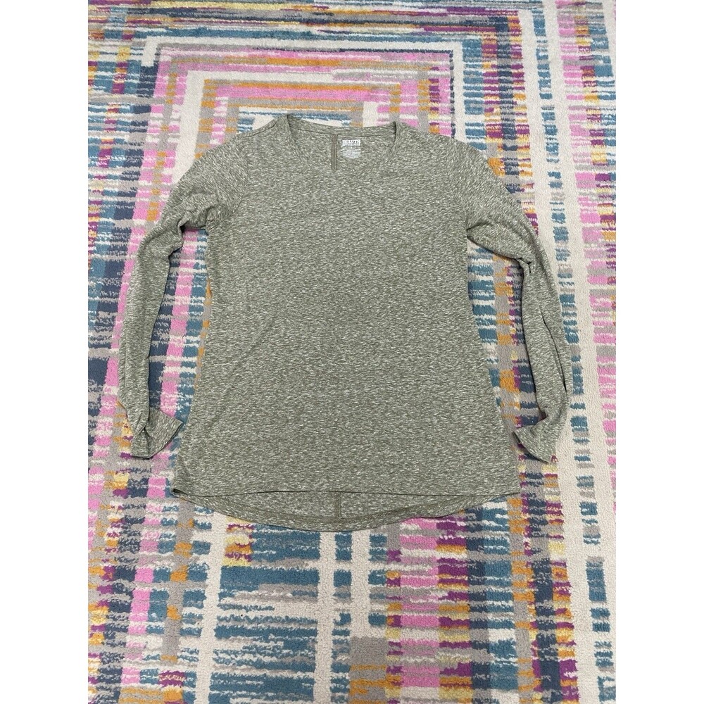 Duluth Trading Company Long Sleeve Crew Neck T Shirt Size Small Heathered Green